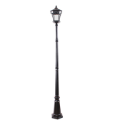 PL4037 60W 230V E27 23*23*220CM черный (столб 2,2 м.)