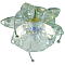 CDY02 CHR/WT+Color  с декоративным стеклом цветком