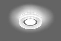 CD8080 белый матовый MR16 50W G5.3 12V с LED подсветкой