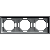 PFR00-5003-09 Рамка 3-местная, антрацит.