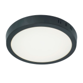 AL504 черный 120 LED, 24W, 1760Lm,  (4000К) IP20 175-265V 284*284*24мм