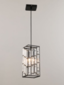 Светильник декоративный LV 9482/1 Дункан Чёрный Е27 40W АС230V 110х110х1000мм