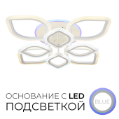 75323.01.09.08 Белый 3000-6500К 750х750х160мм с ПДУ люстра 
