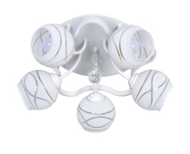 MS 9273/5 Джоди Белый E27 60W с LED подсветкой