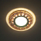 8585-2, 15LED*2835 SMD, MR16 50W G5.3, 4000K, желтый мерц., серебро