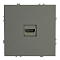 RST00-5118-10 Розетка HDMI 2.0 Type A (механизм),платиново-серый.