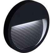 DH203 5W, 4000K, IP65, круг, черный 125*18*125мм Светильник уличный,накладной Feron