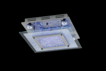 Светильник декоративный LV 8533/5 Хром/LED красный+синий/смена цвета