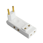 ADP10-24-21 Сетевой разветвитель 4-местный б/з, 250В, 10A, IP20, белый