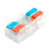 LD219-422 (упак 50 шт) клемма супер-компактная проходная серии 219 на 2 контакта STEKKER
