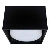 HL360 GX53 12W 230V IP20 черный, под лампу 85*85*55
