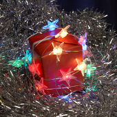 CL571 Гирлянда линейная Звездочки 20 LED USB 1,8м IP20