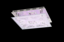 LV 8517/6 Хром /LED красный+синий/смена цвета