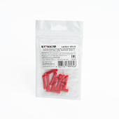 LD301-0515 ГСИ термоусаживаемая 0,5-1,5 мм2 19A, красный (DIY упак 10шт)