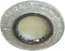 8585-2, 15*2835 SMD, MR16 50W G5.3, белый мерц., серебро