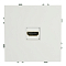 RST00-5118-01 Розетка HDMI 2.0 Type A (механизм),белый фарфор