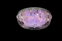 LV 8300/10 Хром G4 12v 20w  пульт/LED красный+синий/смена цвета