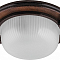 НБО 03-60-021 IP54, 220V 60Bт E27 дерево, орех, круг,
