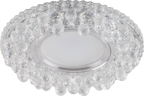 CD941 с LED подсветкой MR16 G5.3 прозрачный хром