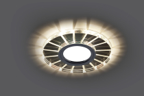 CD982 прозрачный хром MR16 50W G5.3 AC220/12V с LED подсветкой