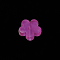 DF-LC07009 украшение для гирлянд  фиолетовый цветок