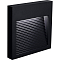DH204 5W, 4000K, IP65, квадрат, черный 120*18*120мм Светильник уличный,накладной Feron