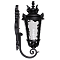 PL4001 60W 230V E27 280*250*520 черный  (на стену вверх)