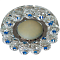 CD7070 15*2835 SMD MR16 50W G5.3 прозрачный-голубой, прозрачный 