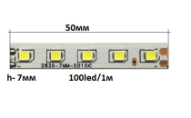 Лента светодиодная 2/100/6000 для серии MS (2х контактная/100led/6000К)
