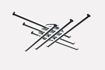 Светильник декоративный MS 1246/6+1 Мелле 150W Чёрный 3000-6000K 9315Lm AC220-230V 850х850х85мм димм