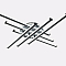 Светильник декоративный MS 1246/6+1 Мелле 150W Чёрный 3000-6000K 9315Lm AC220-230V 850х850х85мм димм