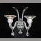 Бра DZ 81072-2 Clear E14 60W W520mm D255mm H435mm