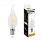LB-59 4LED/5W 230V E14 2700K матовая хром свеча на ветру