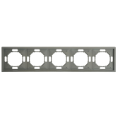 PFR00-5005-10 Рамка 5-местная,платиново-серый.