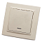 PSW10-9001-02 Выключатель 1-клавишный, слоновая кость, с индикатором, 250В, 10А, IP20