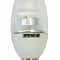 LED C37А E-14  5,5W 3000K прозрачная свеча