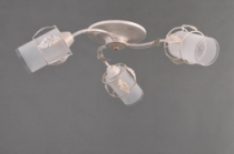 LV 9080/3 Этери Белый/золото E14 60W