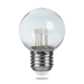 LB-378 E27 1W 2700K 230V 80Lm Шарик прозрачный