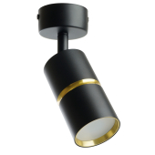 ML1861 черный-золото, под лампу GU10 35W 230V IP20 55*55*165
