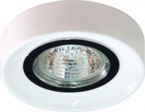 DL110-С MR16 MAX50W 12V G5.3, белый, керамика светильник потолочный
