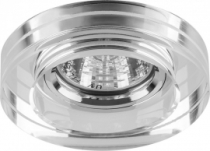 LED 8080-2 12*3014 SMD МR16 12V 50W G5.3. прозрачный, серебро