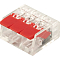 LD221-413 (упаковка 5 шт) универсальные компактные клеммы 3-проводные STEKKER 